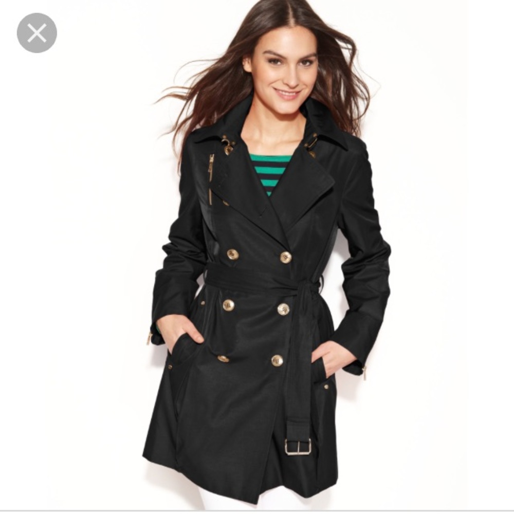 Michael Kors Black Trenchcoat